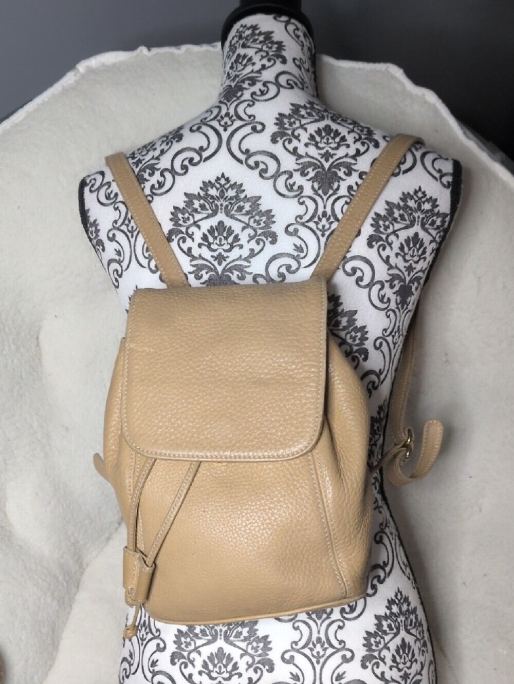 Coach Vintage Beige Sonoma Leather Mini Backpack